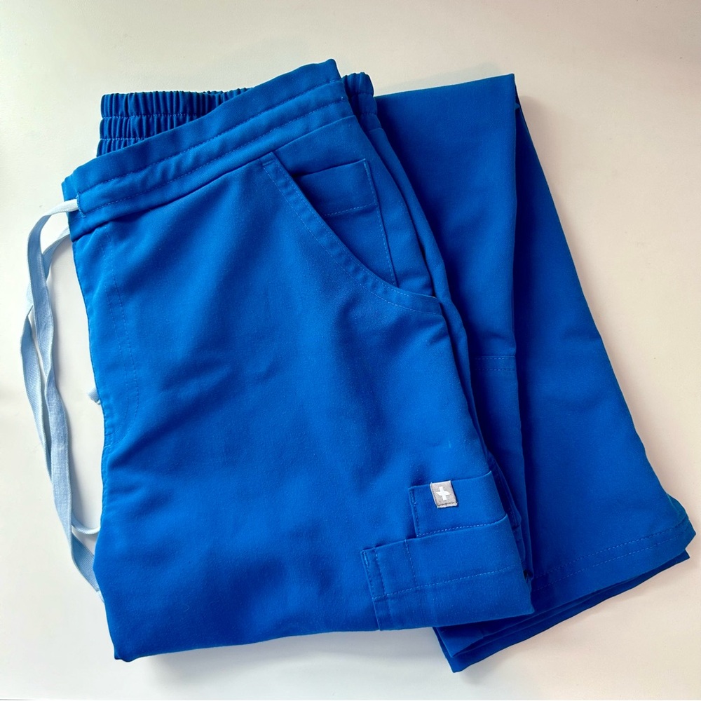 Figs Women's Royal Blue Yola™ - Skinny Scrub Pants, XSR